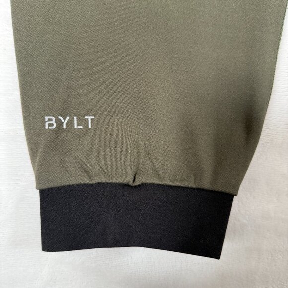 BYLT Premium Jogger Men Size XL Olive Green Drawstring Elastic Waist Pockets - Picture 10 of 11